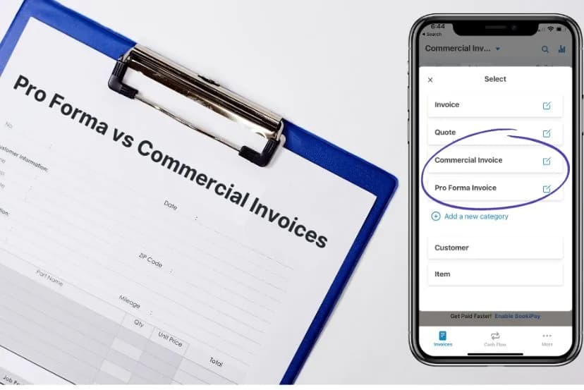 Difference Between Pro Forma and Commercial Invoice