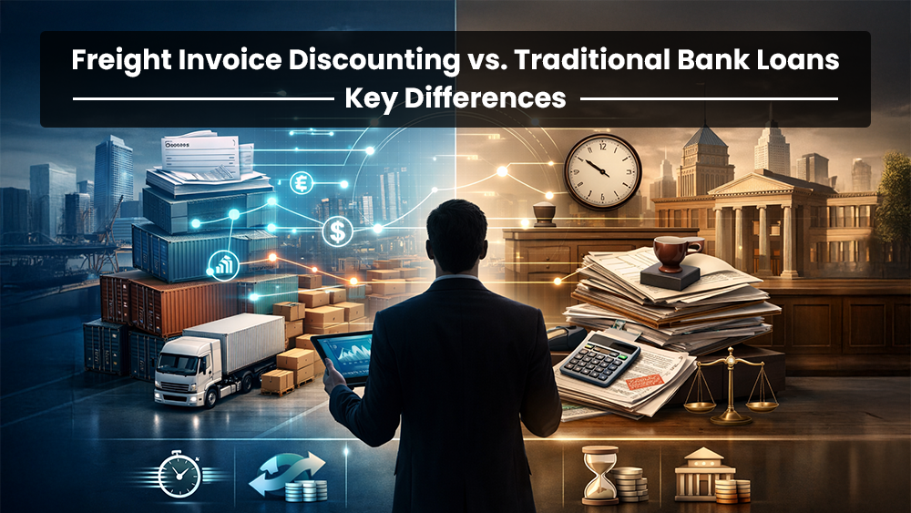 Freight Invoice Discounting vs. Traditional Bank Loans: Key Differences