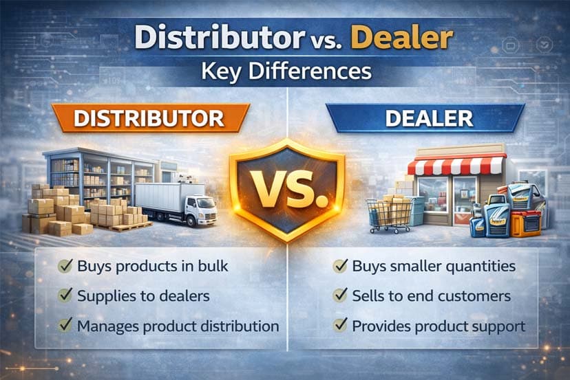 Distributor vs. Dealer: Key Differences in the Supply Chain Network