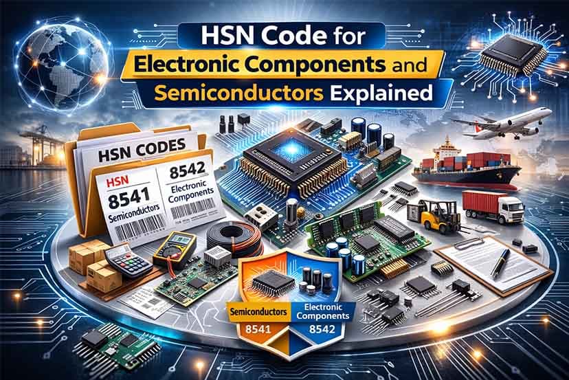 HSN Code for Electronic Components and Semiconductors Explained