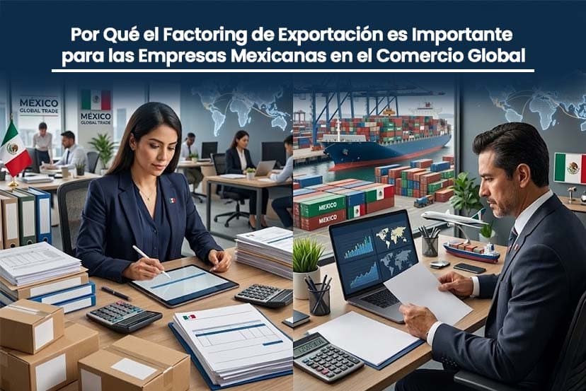 Cómo el factoring de exportación apoya a las empresas mexicanas en el comercio mundial