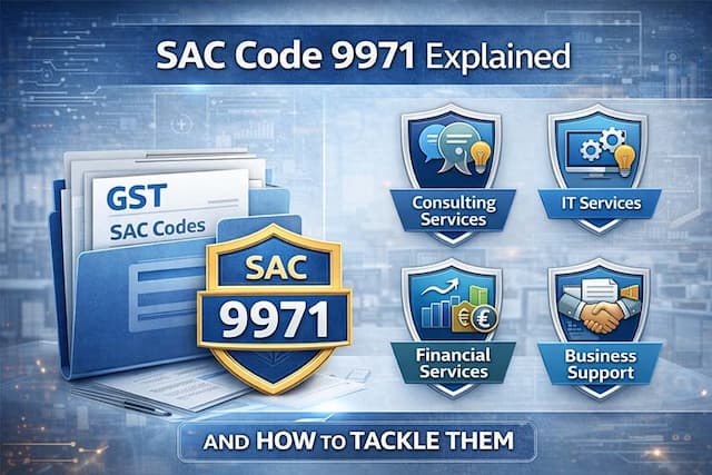 SAC Code 9971: GST Rates for Financial Services and Distributor Fees