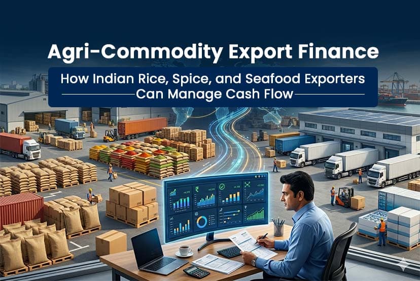 Agri-Commodity Export Finance: How Indian Rice, Spice, and Seafood Exporters Can Manage Cash Flow