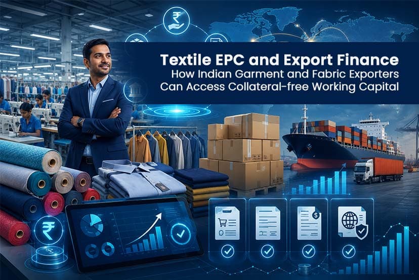 Textile EPC And Export Finance: How Indian Garment And Fabric Exporters Can Access Collateral-Free Working Capital