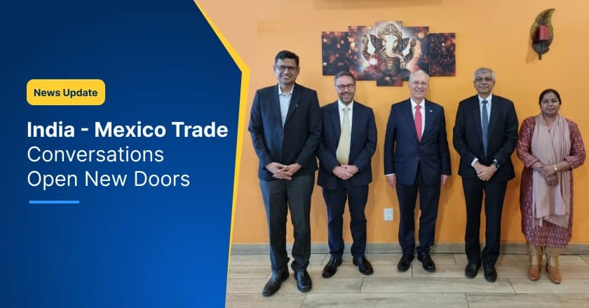 Rahul Garg, Founder of Credlix, meets Ambassador of India to Mexico to discuss India–Mexico trade and manufacturing opportunities 
