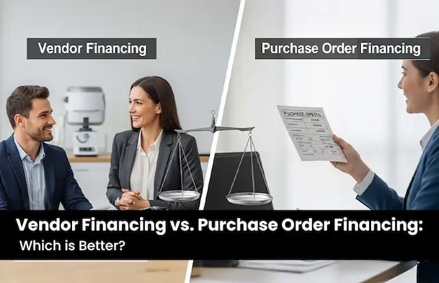 Vendor Financing vs. Purchase Order Financing: Which is Better?