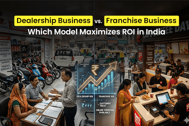 Dealership Business vs. Franchise Business: Which Model Maximizes ROI in India