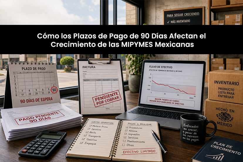 Los Costos Ocultos de Esperar: Cómo los Plazos de Pago de 90 Días Están Frenando el Crecimiento de las MiPyMEs Mexicanas