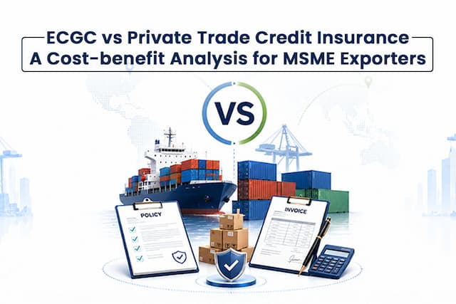 ECGC Vs Private Trade Credit Insurance: A Cost-Benefit Analysis For MSME Exporters