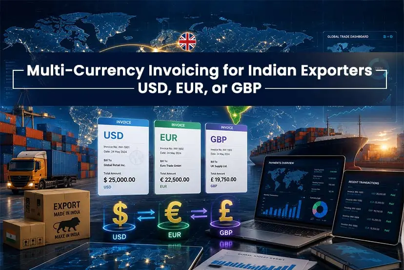 Multi-Currency Invoicing For Indian Exporters: USD, EUR, Or GBP?