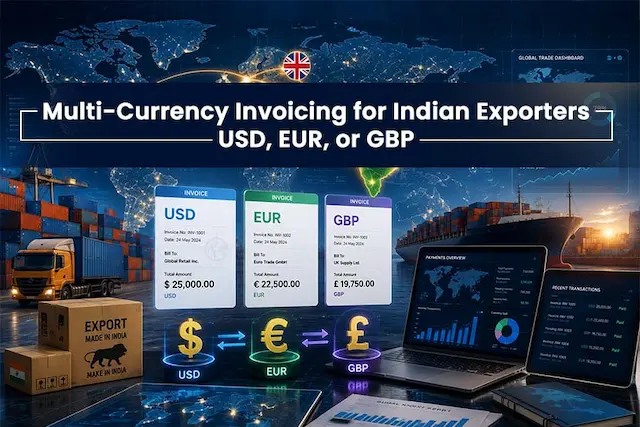 Multi-Currency Invoicing For Indian Exporters: USD, EUR, Or GBP?