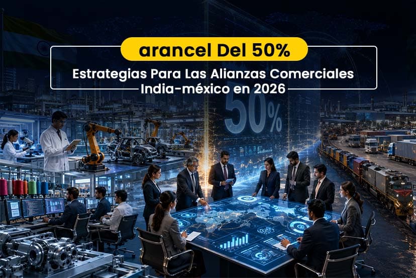 Navegando El Impacto Del Arancel Del 50%: Estrategias Para Las Alianzas Comerciales Entre India Y México en 2026