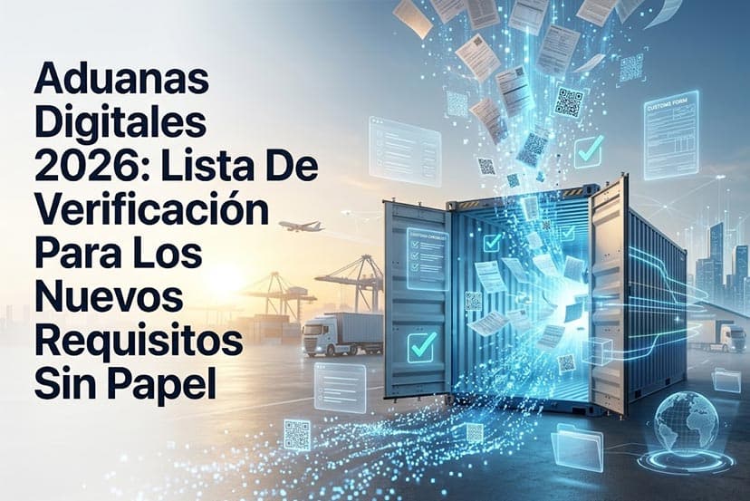 Aduanas Digitales 2026: Lista de Verificación para Cumplir con los Nuevos Requisitos de Aduanas sin Papel en México