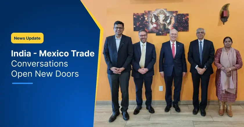 Rahul Garg, Founder of Credlix, meets Ambassador of India to Mexico to discuss India–Mexico trade and manufacturing opportunities
