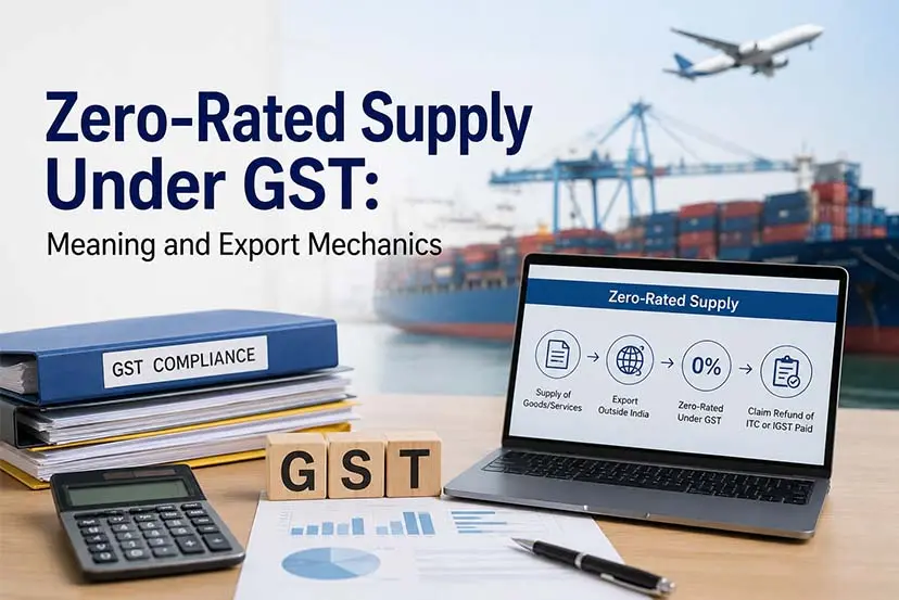 Zero-Rated Supply Under GST: Meaning and Export Mechanics