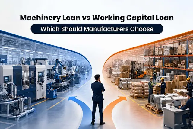 Machinery Loan vs Working Capital Loan: Which Should Manufacturers Choose?