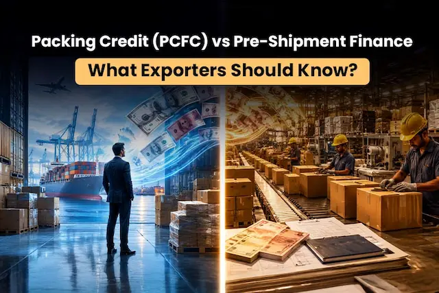 Packing Credit (PCFC) vs Pre-Shipment Finance: What Exporters Should Know