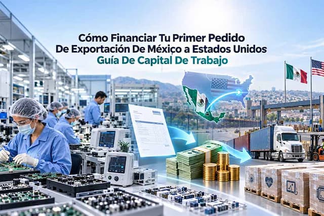 Cómo Financiar tu Primer Pedido de Exportación de México a Estados Unidos: Guía de Capital de Trabajo