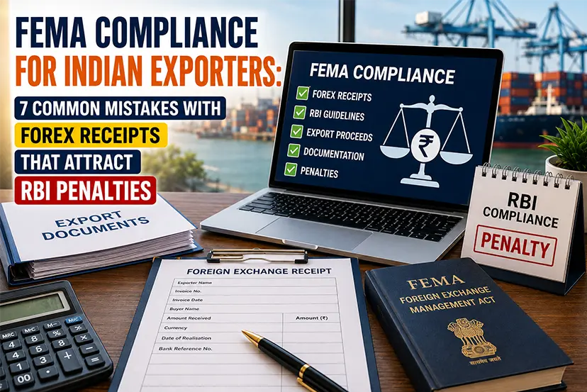 FEMA Compliance for Indian Exporters: 7 Common Mistakes with Forex Receipts That Attract RBI Penalties