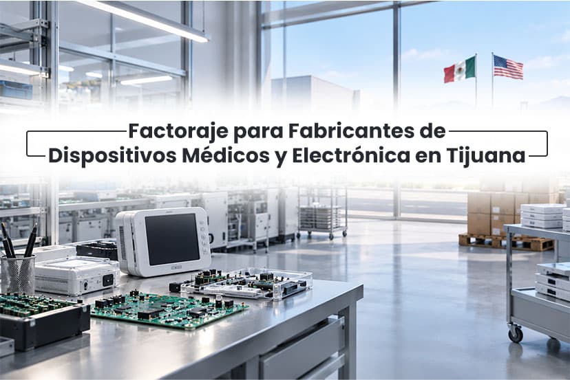 Factoraje para Fabricantes de Dispositivos Médicos y Electrónica en Tijuana