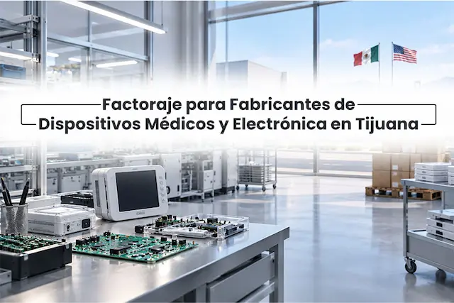 Factoraje para Fabricantes de Dispositivos Médicos y Electrónica en Tijuana