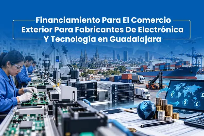 Financiamiento para el Comercio Exterior para Fabricantes de Electrónica y Tecnología en Guadalajara