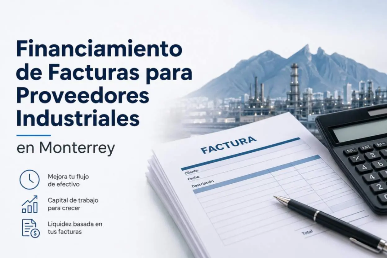 Financiamiento de Facturas para Proveedores Industriales en Monterrey