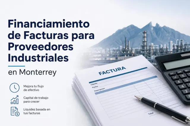 Financiamiento de Facturas para Proveedores Industriales en Monterrey