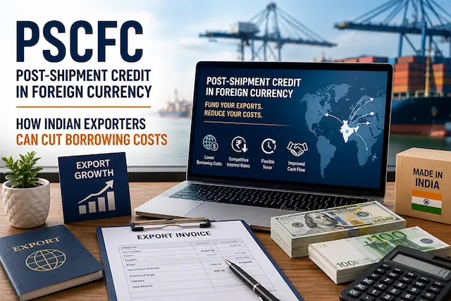 Post-Shipment Credit in Foreign Currency (PSCFC): How Indian Exporters Can Cut Borrowing Costs