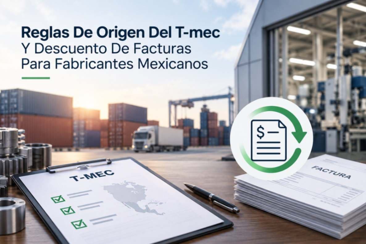 Reglas De Origen Del T-mec Y Descuento De Facturas Para Fabricantes Mexicanos