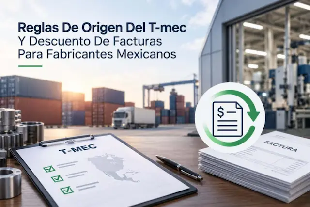 Reglas De Origen Del T-mec Y Descuento De Facturas Para Fabricantes Mexicanos