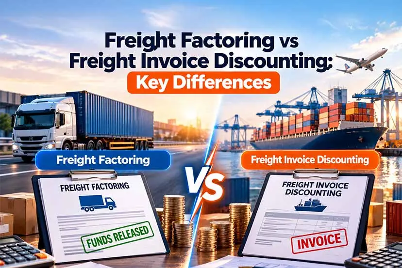 Key Differences Between Freight Factoring vs Freight Invoice Discounting